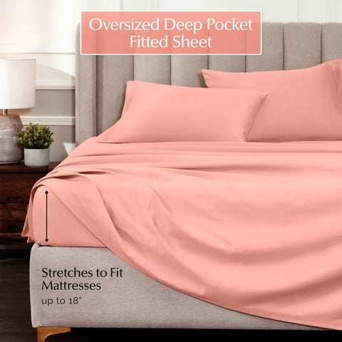 1000 Thread Count Egyptian Cotton Sateen Sheet Set