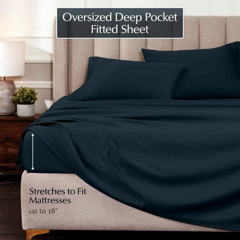 1000 Thread Count Egyptian Cotton Sateen Sheet Set
