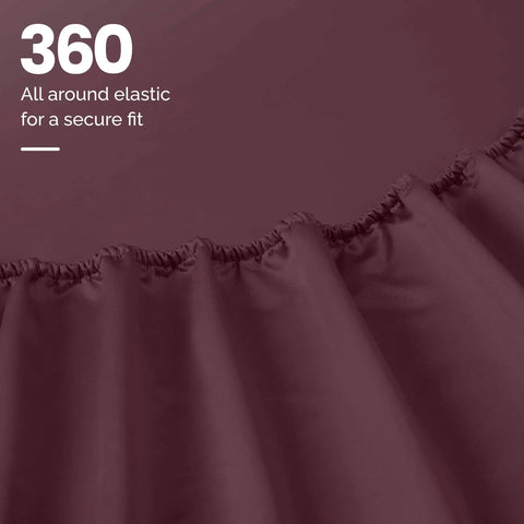 1000 Thread Count Egyptian Cotton Sateen Sheet Set
