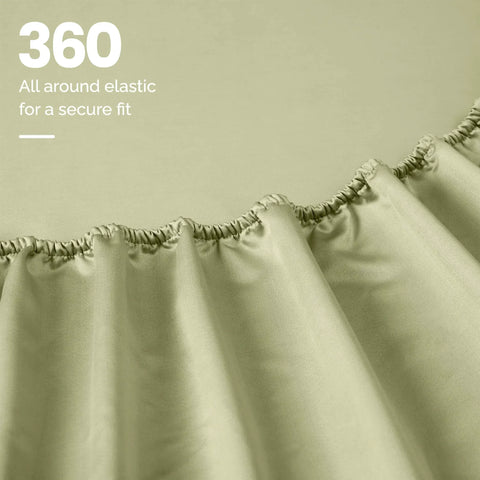 1000 Thread Count Egyptian Cotton Sateen Sheet Set