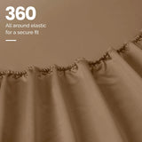 1000 Thread Count Egyptian Cotton Sateen Sheet Set