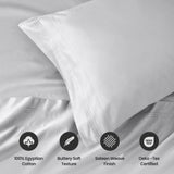 1000 Thread Count Egyptian Cotton Sateen Extra-Deep Sheet Set