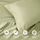 1000 Thread Count Egyptian Cotton Sateen Sheet Set