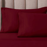 100% Egyptian Cotton 1000 Thread Count Solid Pillowcase Set