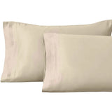 100% Egyptian Cotton 1000 Thread Count Solid Pillowcase Set