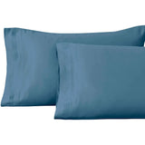 100% Egyptian Cotton 1000 Thread Count Solid Pillowcase Set