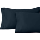 100% Egyptian Cotton 1000 Thread Count Solid Pillowcase Set