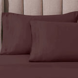 100% Egyptian Cotton 1000 Thread Count Solid Pillowcase Set