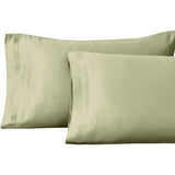 100% Egyptian Cotton 1000 Thread Count Solid Pillowcase Set