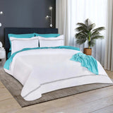 1000 Thread Count Egyptian Cotton Embroidered Duvet Cover