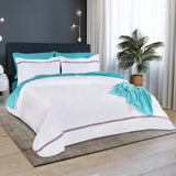 1000 Thread Count Egyptian Cotton Embroidered Duvet Cover