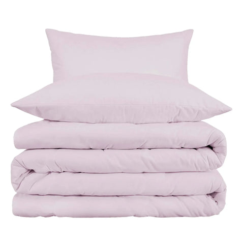 Cotton Blend 1000 Thread Count Solid Duvet Cover Set