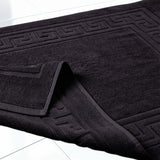 Egyptian Cotton Greek Key Infinity Border Bath Mat Set of 2