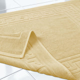 Egyptian Cotton Greek Key Infinity Border Bath Mat Set of 2
