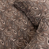 100% Cotton Flannel Paisley Luxury Duvet Cover Set