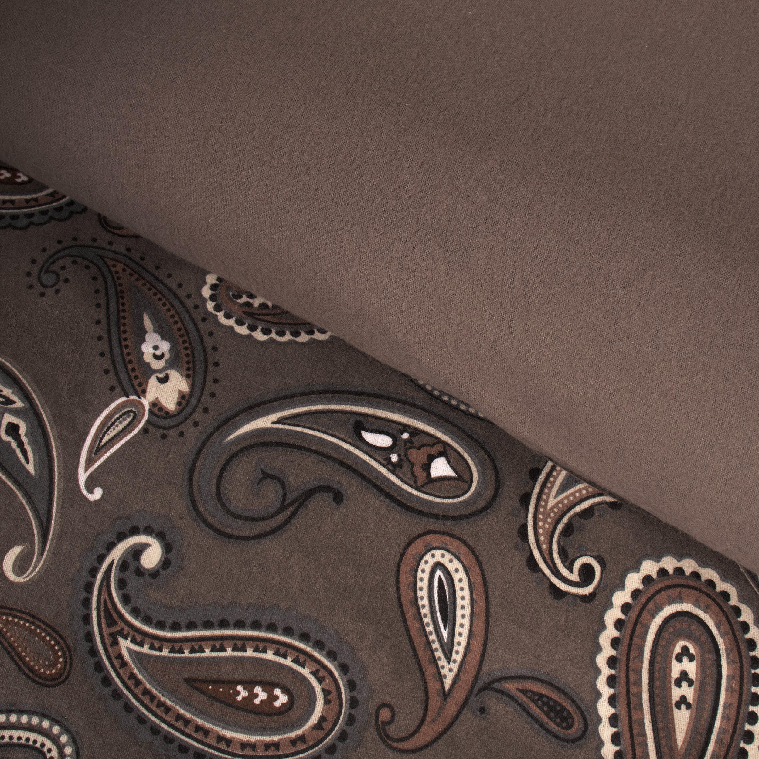 100% Cotton Flannel Paisley Luxury Duvet Cover Set