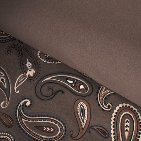 100% Cotton Flannel Paisley Luxury Duvet Cover Set