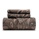100% Cotton Flannel Paisley Luxury Duvet Cover Set