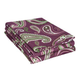 100% Cotton Flannel Vintage Paisley Pillowcase Set