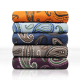 100% Cotton Flannel Vintage Paisley Pillowcase Set