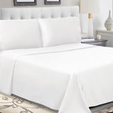 300 Thread Count 100% Cotton Sheet Set Percale Solid Deep Pocket