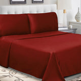 300 Thread Count 100% Cotton Sheet Set Percale Solid Deep Pocket