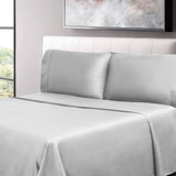 300 Thread Count 100% Cotton Sheet Set Percale Solid Deep Pocket