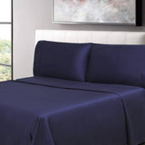 300 Thread Count 100% Cotton Sheet Set Percale Solid Deep Pocket