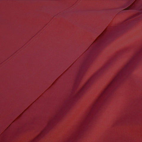 300 Thread Count 100% Cotton Sheet Set Percale Solid Deep Pocket