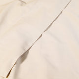 300 Thread Count 100% Cotton Sheet Set Percale Solid Deep Pocket