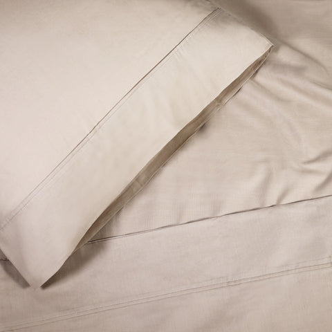 300 Thread Count 100% Cotton Sheet Set Percale Solid Deep Pocket