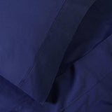 300 Thread Count 100% Cotton Sheet Set Percale Solid Deep Pocket