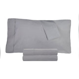 300 Thread Count 100% Cotton Sheet Set Percale Solid Deep Pocket