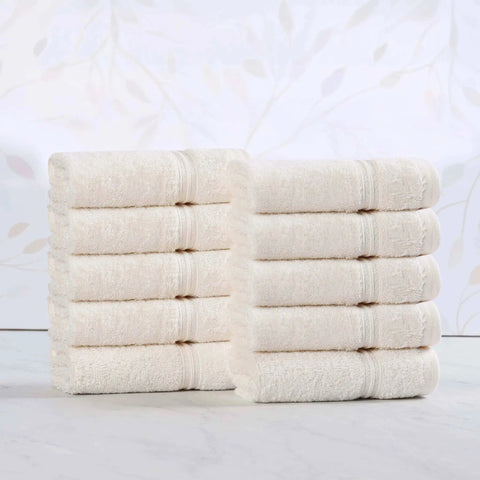 Egyptian Cotton Heritage Face Towel Set of 10