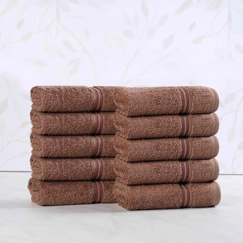 Egyptian Cotton Heritage Face Towel Set of 10