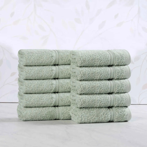 Egyptian Cotton Heritage Face Towel Set of 10