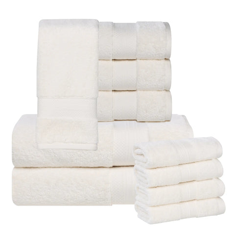 Bath Towel Set Turkish Cotton Plush Heavyweight - Aria