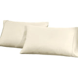 1200 Thread Count Cotton Blend 2 Piece Solid Pillowcase Set