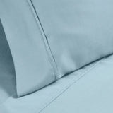 1200 Thread Count Cotton Blend 2 Piece Solid Pillowcase Set