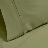 1200 Thread Count Cotton Blend 2 Piece Solid Pillowcase Set