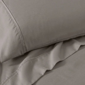 1200 Thread Count Cotton Blend 2 Piece Solid Pillowcase Set