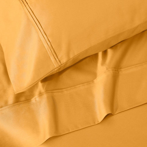 100% Egyptian Cotton 1200 Thread Count Solid Pillowcase Set