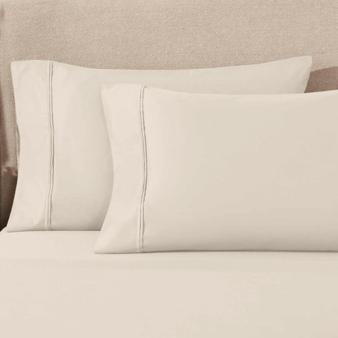 100% Egyptian Cotton 1200 Thread Count Solid Pillowcase Set