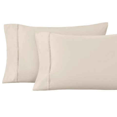 100% Egyptian Cotton 1200 Thread Count Solid Pillowcase Set