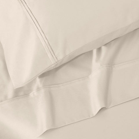 100% Egyptian Cotton 1200 Thread Count Solid Pillowcase Set