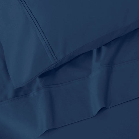 100% Egyptian Cotton 1200 Thread Count Solid Pillowcase Set
