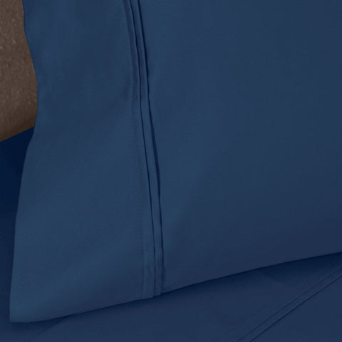 100% Egyptian Cotton 1200 Thread Count Solid Pillowcase Set