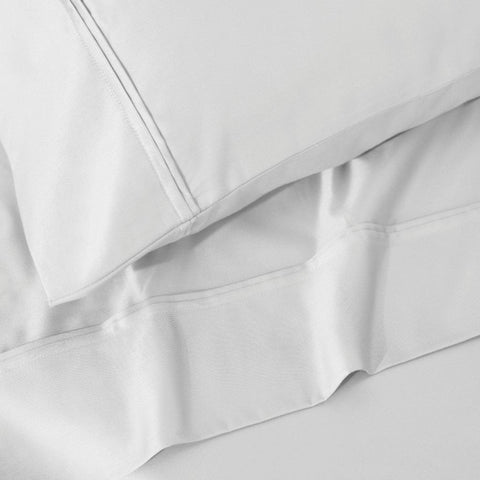 100% Egyptian Cotton 1200 Thread Count Solid Pillowcase Set