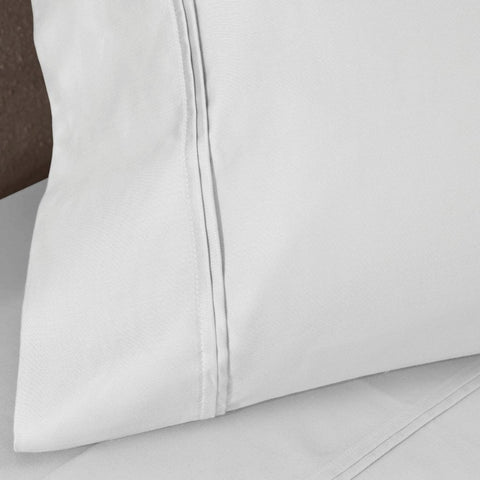 100% Egyptian Cotton 1200 Thread Count Solid Pillowcase Set