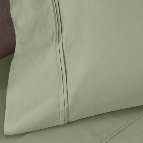 100% Egyptian Cotton 1200 Thread Count Solid Pillowcase Set